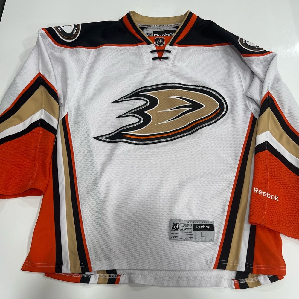Rebook Anaheim Ducks Away Jersey. Size L